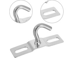 3-pack 68mm ophanghaken - Zware kroonluchterhaken - Plafondhaken - Geschikt voor kroonluchters - Ventilatoren en lantaarns - Metalen voet - Schroefbevestiging - Geschikt voor verlichtingsarmaturen in Europese stijl