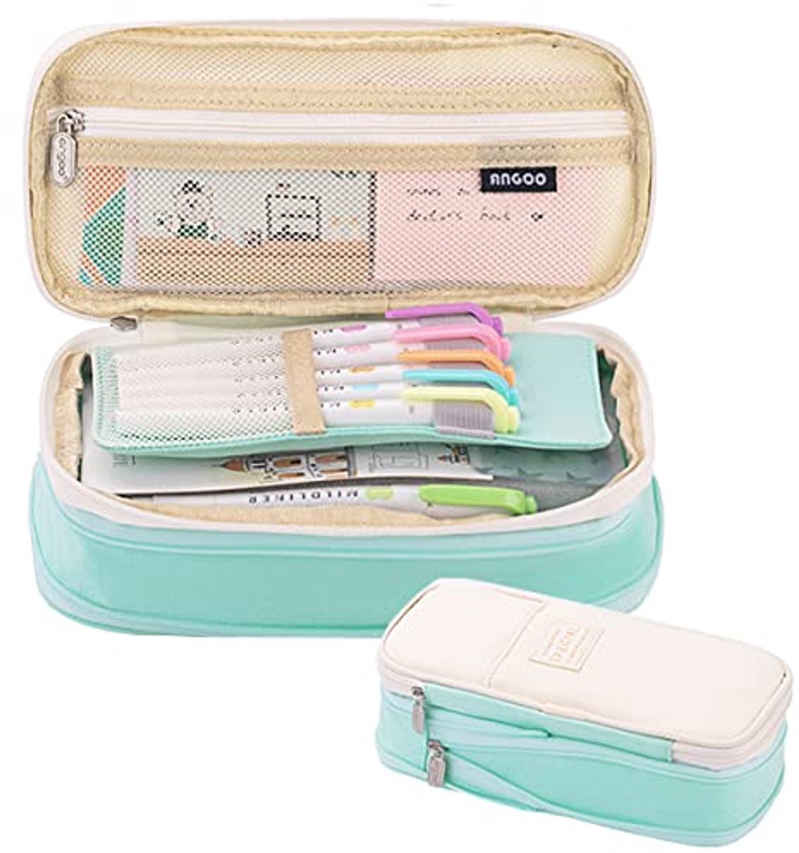 Grote Capaciteit Potlood Pen Case - Organiser voor School en Kantoor