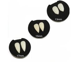 LOUZIR Vampier hoektanden - Halloween/horror verkleedaccessoires - Dracula gebitje/tanden