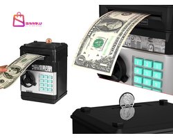 Geldkluis Spaarpot met Pincode – Elektronische Geldkluis voor Kinderen – Inname van Biljetten & Munten – spaarpot volwassenen – spaarvarken – spaarpot jongen – spaarpot kind – 47478