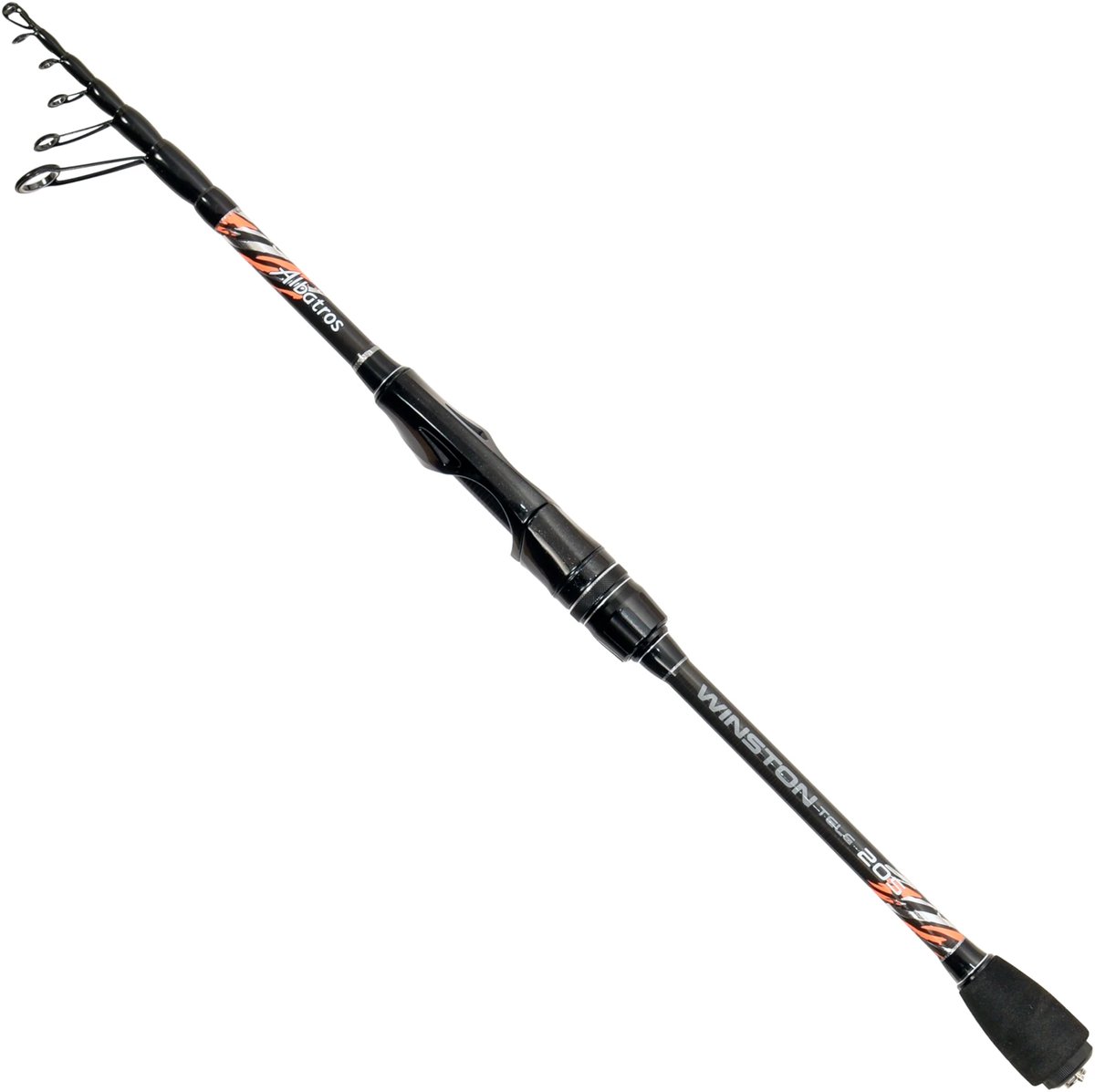 Albatros Winston Tele 240 / 6 / 5-20GR - Telescopische reishengel met luxe hoes