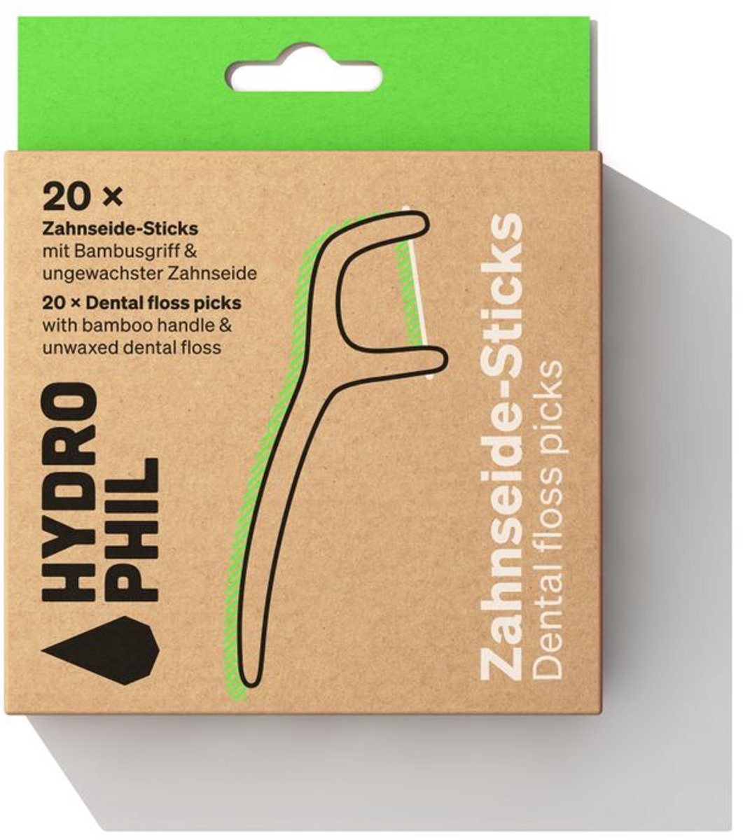 Hydrophil Floss Sticks Bamboe 20ST