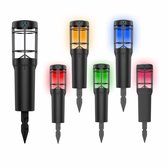 VibeXpert - Set de 3 lampes Solar de jardin à LED couleur - Éclairage de jardin à LED à énergie solaire - Résistant aux intempéries et sans fil - Éclairage d'ambiance extérieur pour Jardin ou allée