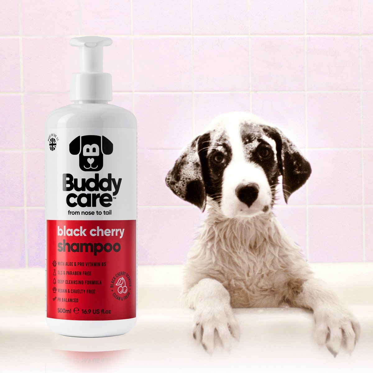 Buddycare Hondenshampoo Black Cherry 500ml