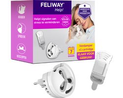 FELIWAY Help! Verdamper + Cartridge voor 7 dagen geruststelling | Tijdelijke spannende situaties voor je kat