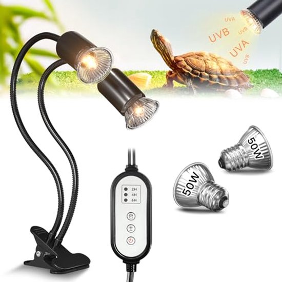 Lampe Chauffante à Deux Têtes Pour Tortues, 25 W 50 W, Lampe Pour Tortues 25 W 50 W Lampe Pour Tortues Terrestres E27 Uva Uvb Avec 4 Ampoules 97589680 Lampe Chauffante à Deux Têtes Pour Tortues, 25 W 50 W, Lampe Pour Tortues 25 W 50 W Lampe Pour Tortues Terrestres E27 Uva Uvb Avec 4 Ampoules 97589680