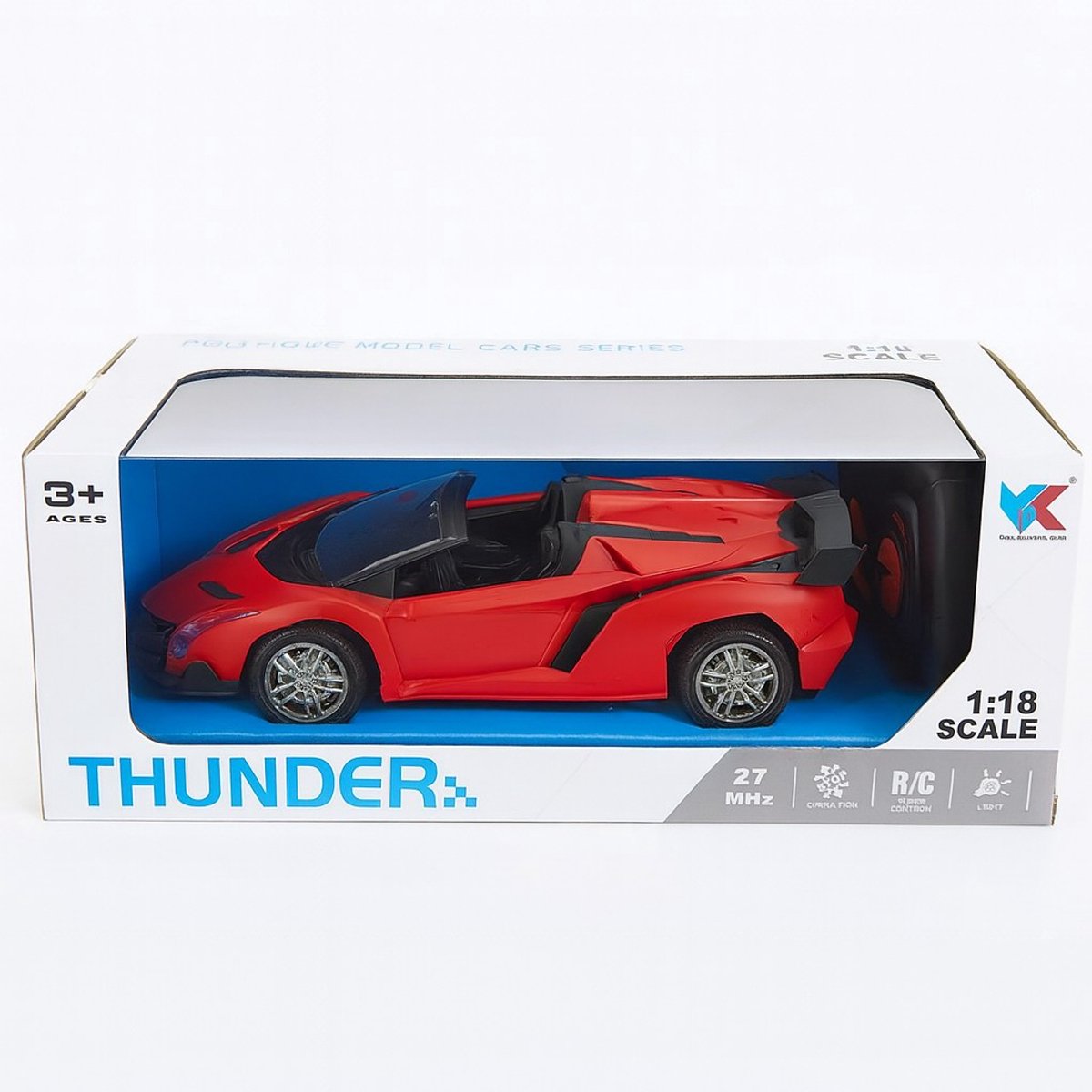 Darenci DARE Raceauto - Remote Control - Cabrio - Speelgoed Auto - Afstandsbediening - Elektrisch bestuurbaar - Rood/Zwart — afbeelding 8