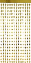 Glittergordijn - 2x1m - Gouden sterren - Verjaardag Versiering - Oud en Nieuw - Deurgordijn - Backdrop - Fotowand