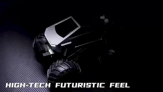 YAR - Mini Cybertruck RC Auto avec station de charge - Design innovant - Voiture électrique avec éclairage - Pour Enfants - Wit