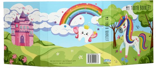 Toothwonders - My Tooth Booklet Unicorn - English - The Booklet Consists A Handy Holder With Rotating Compartments Where Each Tooth Has Its Own Place - Magnetic Closure To Close The Booklet - Perfect As A Gift! van Toothwonders — afbeelding 5