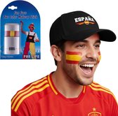 Pack Supporter Espagne : 1 Bob Imprimé Drapeau + 2 Bracelets Brodés – Pour Matchs Et Fêtes