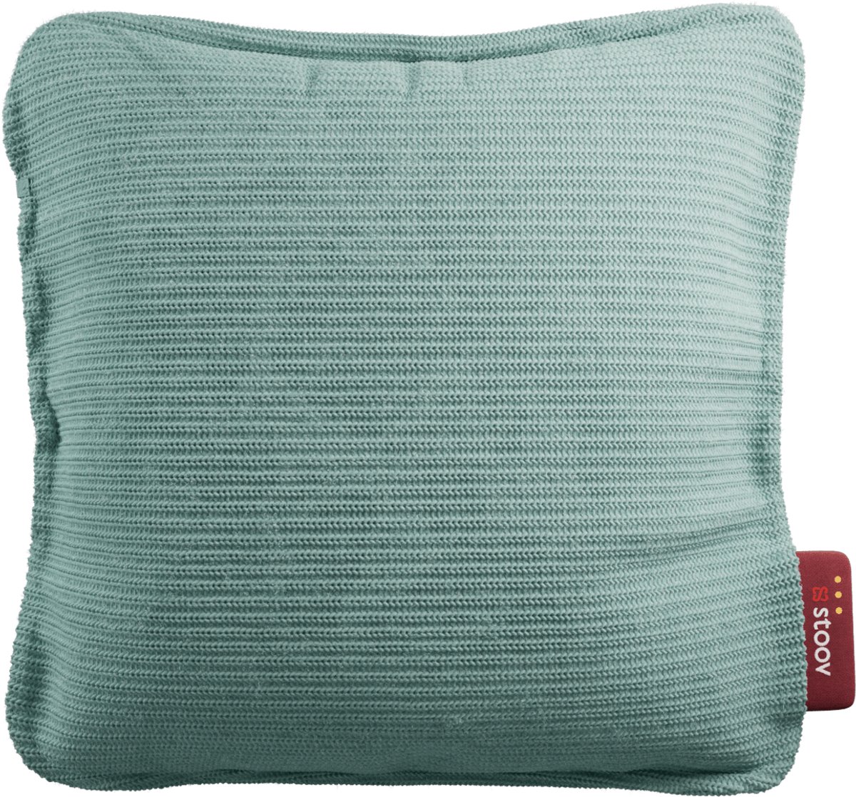 Stoov Ploov³ 45x45 - Warmtekussen - Knitted Vintage Green - 3 warmtestanden tot 58°C