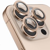 Camera Lens Screen Protector geschikt voor iPhone 16 Pro / 16 Pro Max Camera Lens Screen Protector - Desert Titanium - Screenprotector - 2 stuks - Camera Protector geschikt voor iPhone 16 Pro - Gehard Glas - Eenvoudige Installatie