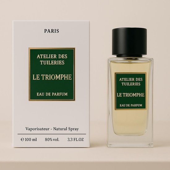 Luxe Franse Eau de Parfum- Le Triomphe Eau de Parfum is een tijdloze geur voor iedereen die zich waant in Parijs met gratis parfumvertsuiver.