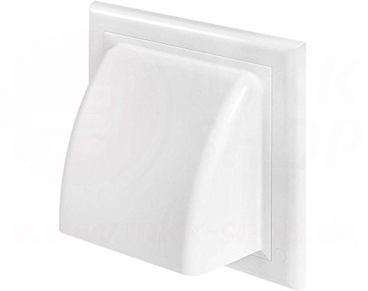 Weerbestendig Ventilatierooster Ø 150 mm - Insectenbescherming en Terugslagklep voor Keuken en Wandmontage