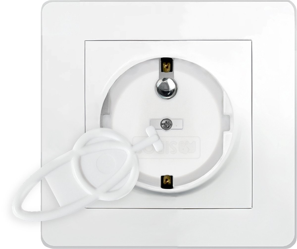 SIPO Stopcontactbeveiliging - 12-delig Set Witte Afdekplaat Type F - Vingerbescherming voor Kinderen - SBS-F20 – foto 5