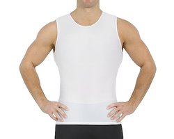 Heren Compressie Crew-Neck T-Shirt voor een Slanker Figuur