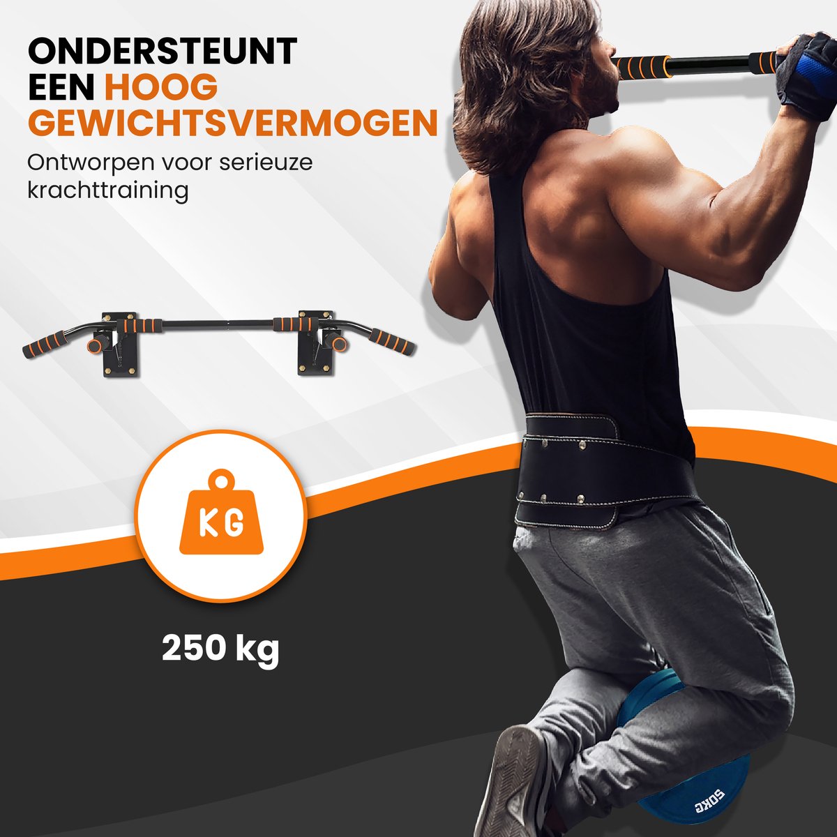 Premium Pull Up Bar - Wandmontage thumbnail 2