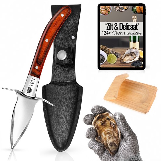 TEN® Oestermes met Oesterhandschoenen