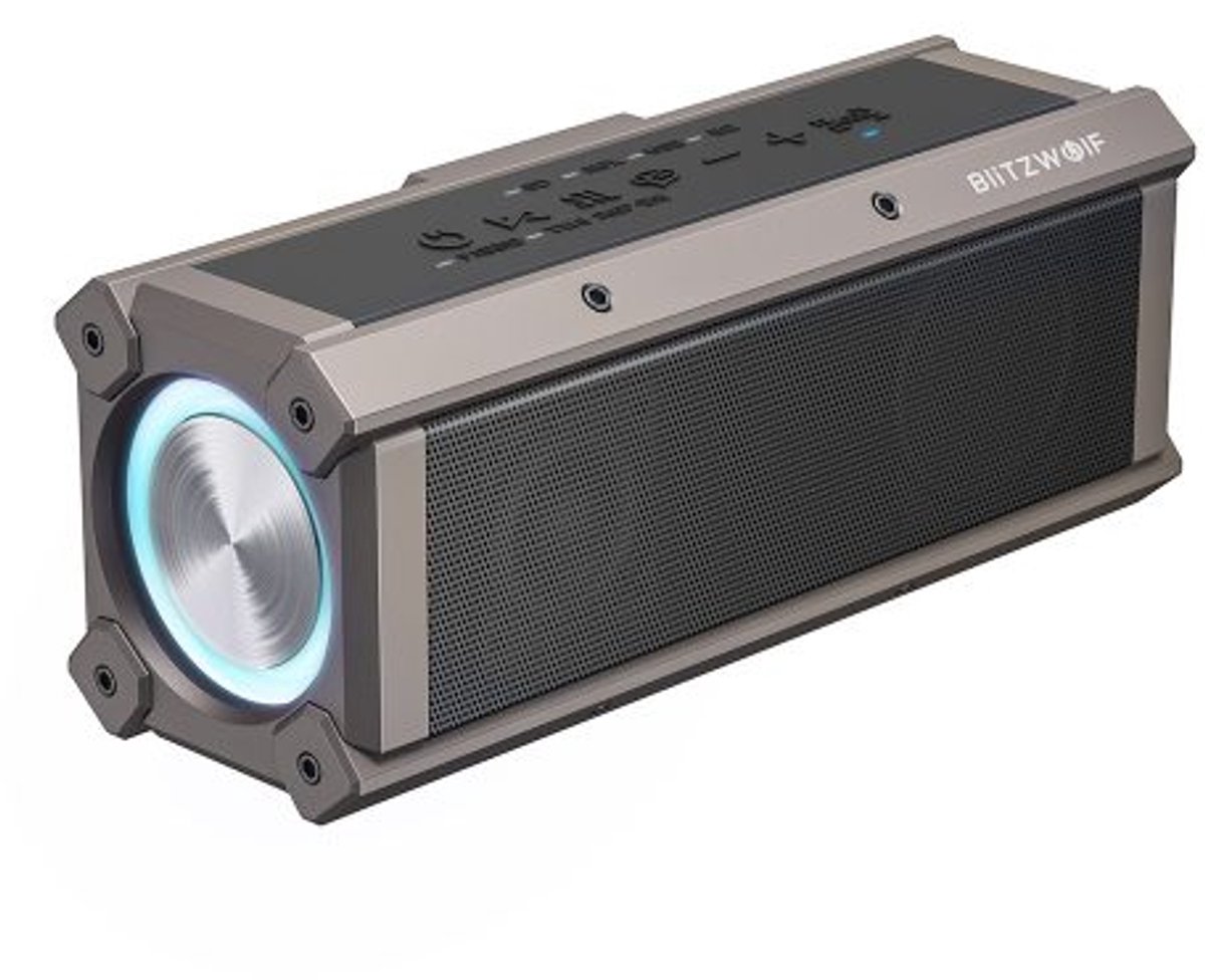 100W Bluetooth speakers - Draagbare luidsprekers - RGB-licht - IPX5 Waterdicht - TWS stereogeluid - 5000mAh - Quad-stuurprogramma's Dubbel diafragma Diepe bas - Voor binnen en Buitenshuis - zwart