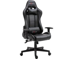 GTRacer Pro - Game Stoel - Gaming Stoel - Ergonomische Bureaustoel - Gamestoel - Verstelbaar - Gaming Chair - Zwart
