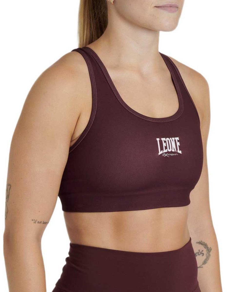 Leone1947 Logo Sport-top Paars L Vrouw