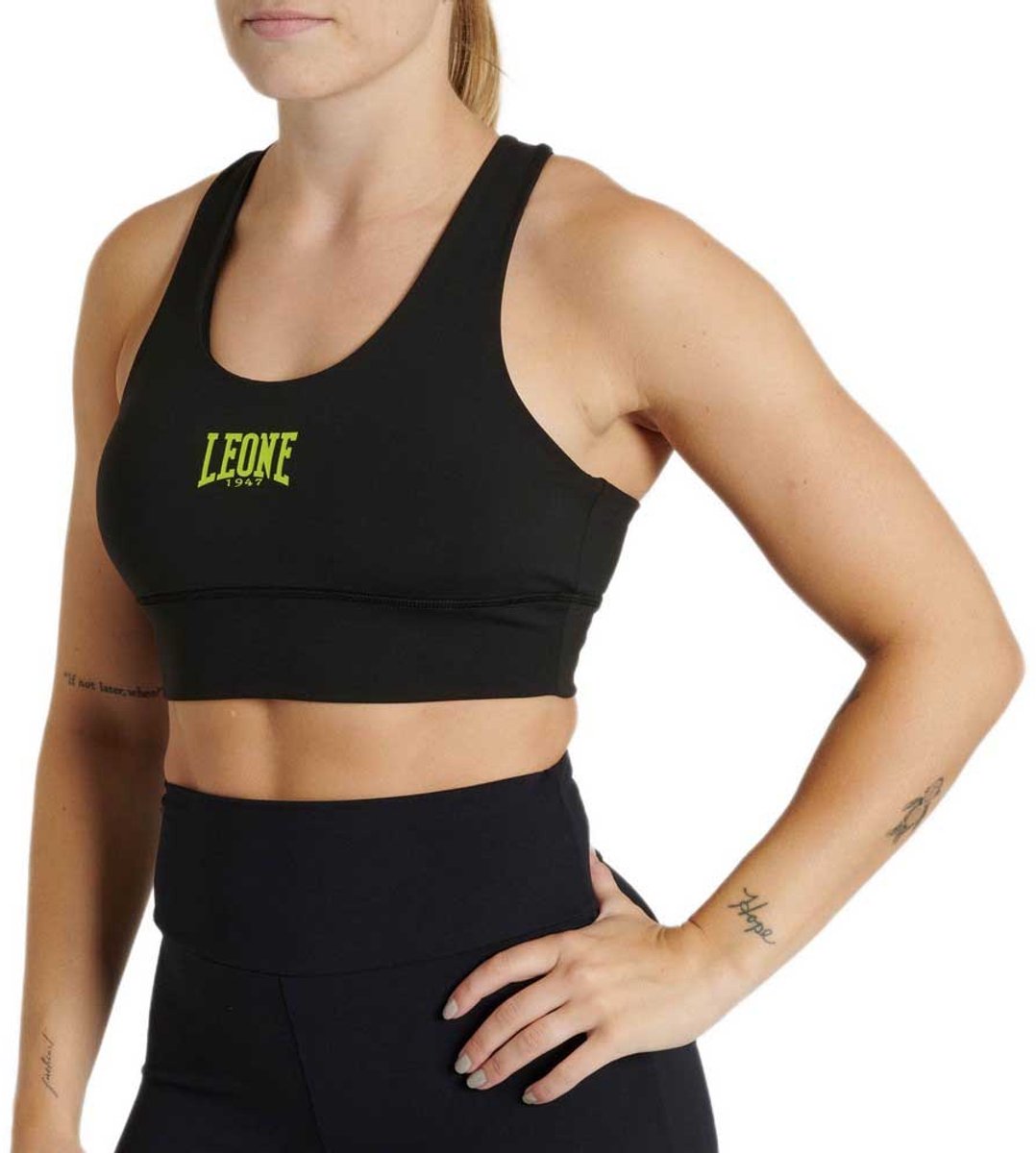 Leone1947 Logo Wacs Sportbeha Zwart XS Vrouw