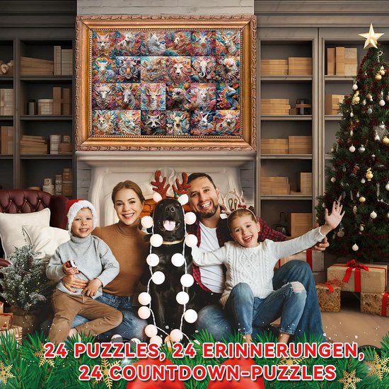 Adventskalender 2025, Brain Teaser Puzzel 24 Dagen Kerst Aftelkalender 2025, met 3D metaaldraad en houten sloten en plastic puzzelspeelgoed, voor jongens, meisjes, tieners en volwassenen, kerstcadeaus Adventskalender 2025, Brain Teaser Puzzel 24 Dagen Kerst Aftelkalender 2025, met 3D metaaldraad en houten sloten en plastic puzzelspeelgoed, voor jongens, meisjes, tieners en volwassenen, kerstcadeaus