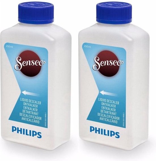 Ontkalker - Philips Senseo - Krachtige Formule - 2x 125ml - Transparant