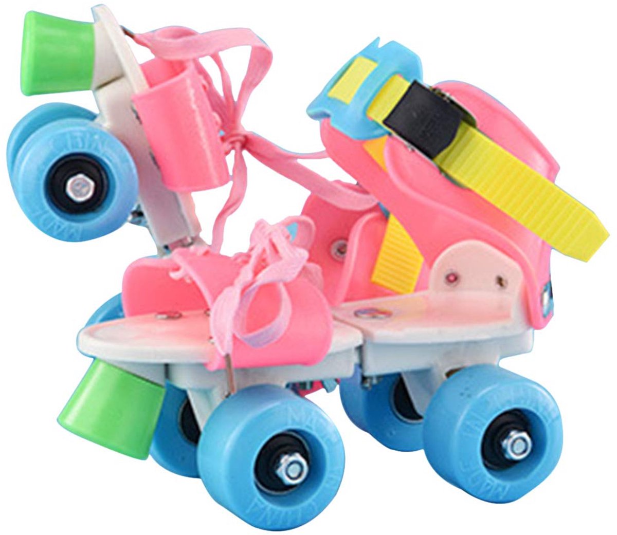 Children's Riding Skating Shoes, Technical Plastic, PU Wheel, Three Colors To Choose From, Double Roller Skates Shoes, Suitable for People of All Ages