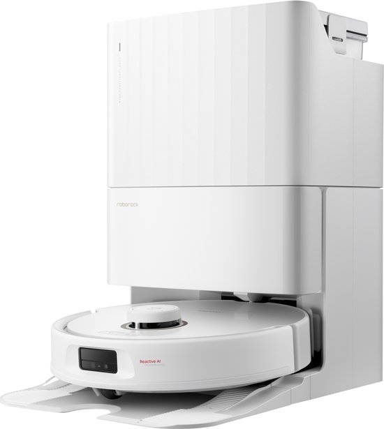 Roborock Qrevo MaxV robotstofzuiger Zakloos Wit