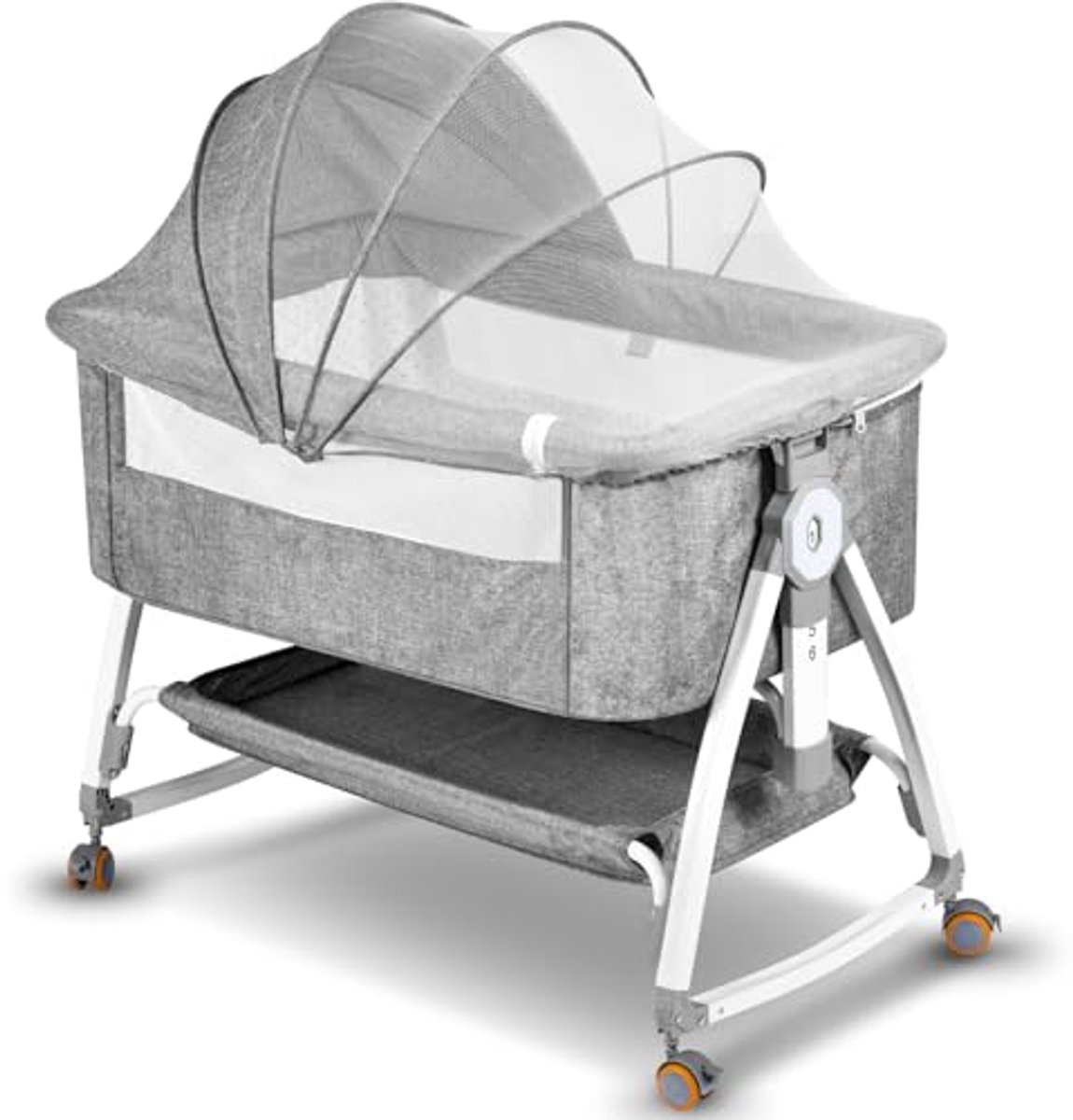 Image of 3-in-1 Babybed met Hoogte- en Kantelverstelling, Draagbaar en Verstelbaar, Perfect voor Thuis en Onderweg