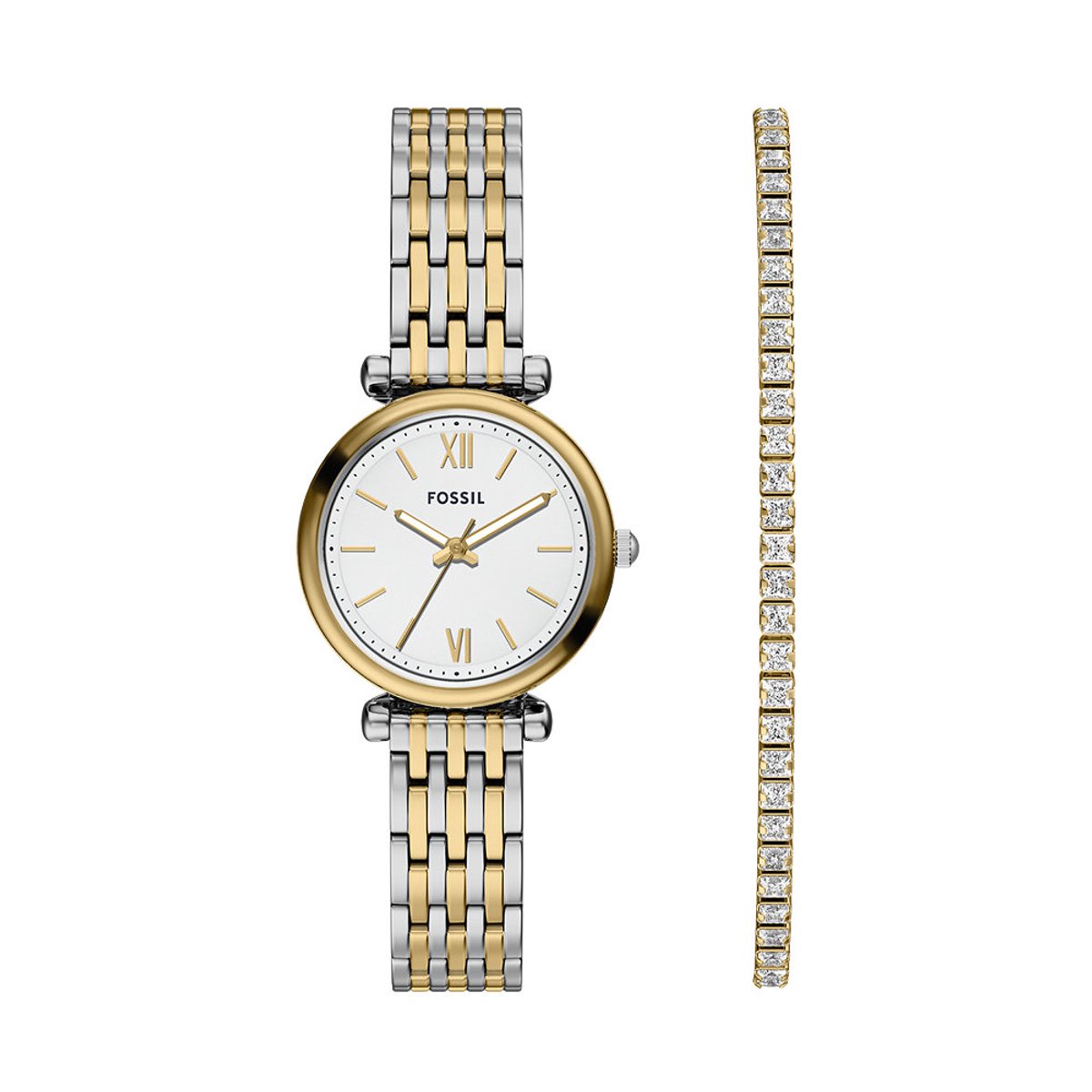FOSSIL Dames Horloge geschenkset 28 mm - Multi