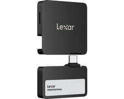Lexar – Go Portable SSD SL400 1TB including Hub – Zwart – Extern Geheugen