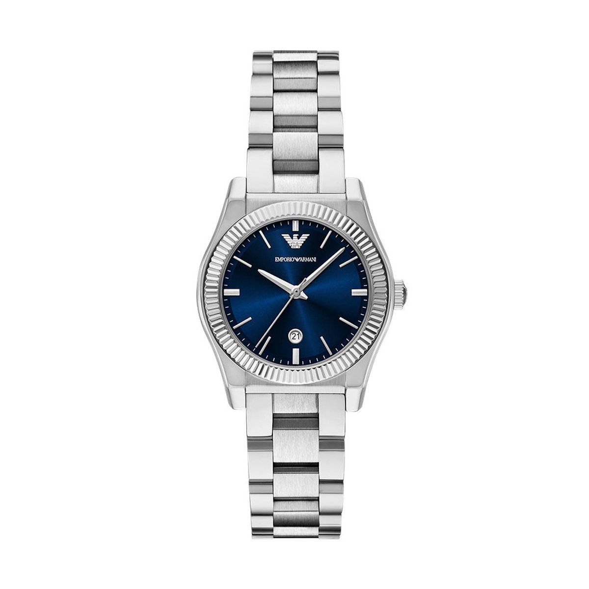 Emporio Armani Dames Horloge 32 mm - Zilverkleurig