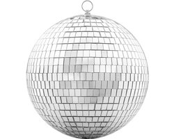 Discobal - Discobol - Spiegelbol - zilver - 20 cm