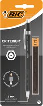 BIC Criterium - Vulpotlood - HB Potlood - 2 mm Potloodkern - Met 6 Navullingen