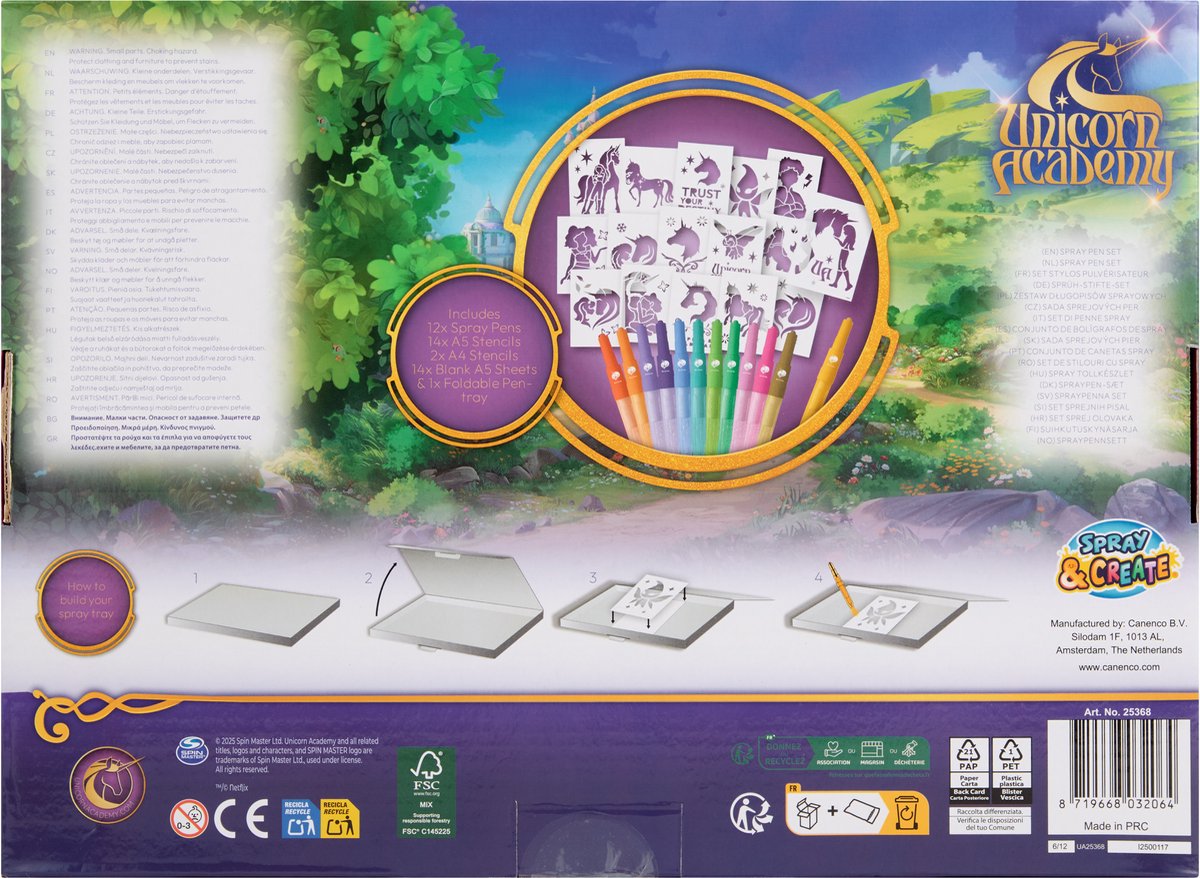 Unicorn Academy - Spray Pen Set Deluxe — cadeau in Spellen & Speelgoed - foto 3
