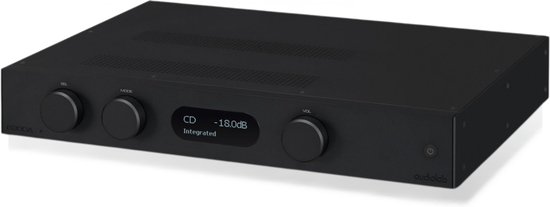 Audiolab 8300A Geïntegreerde Versterker – 75 W Per Kanaal – Phonotrap – Klasse AB-Versterking – Zwart
