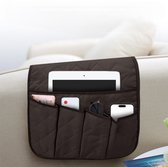 Bed-organizer, hangtas, opbergtas, hangende opbergtas aan bed, hangende multi-pocket met grote capaciteit, bedside pocket voor huishoudelijke tijdschriften, telefoons, headsets (blauw