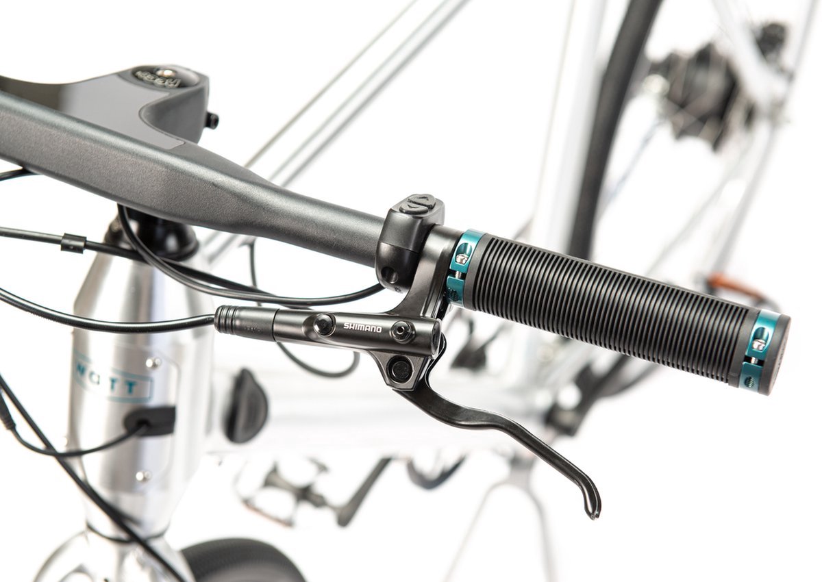 WATT - Elektrische Fiets - E-bike - 25 km/u - 5 Ondersteuningstanden - Geïntegreerde Accu en Verlichting - Display en Fietsriem - 70 Kilometer Bereik - Brooklyn - Elektrische Fietsen - Mannen - 59 cm - Aluminium - Universele Onderdelen - 250W Motor – foto 7