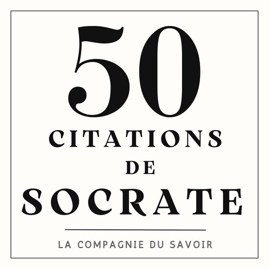 50 citations de Socrate - cover