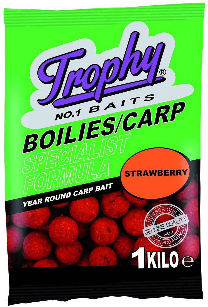Albatros boilies 20 mm strawberry - 1 kg
