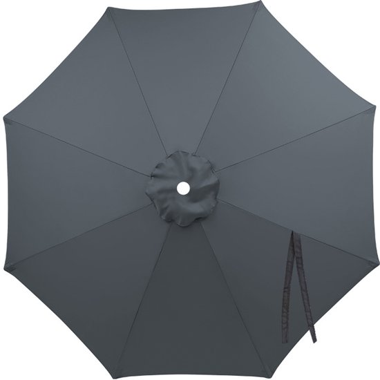 Vervangende parasolhoes 3m met 8 ribben - UV-bestendige stof voor patio