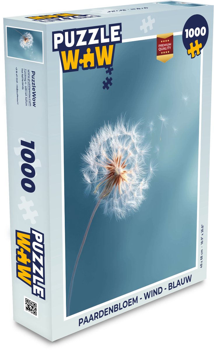 Paardenbloem - Wind - Blauw