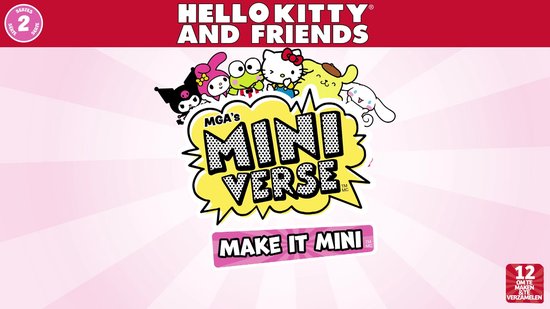 Miniverse Make It Mini Hello Kitty and Friends - Knutselset - Maak Sanrio Miniaturen