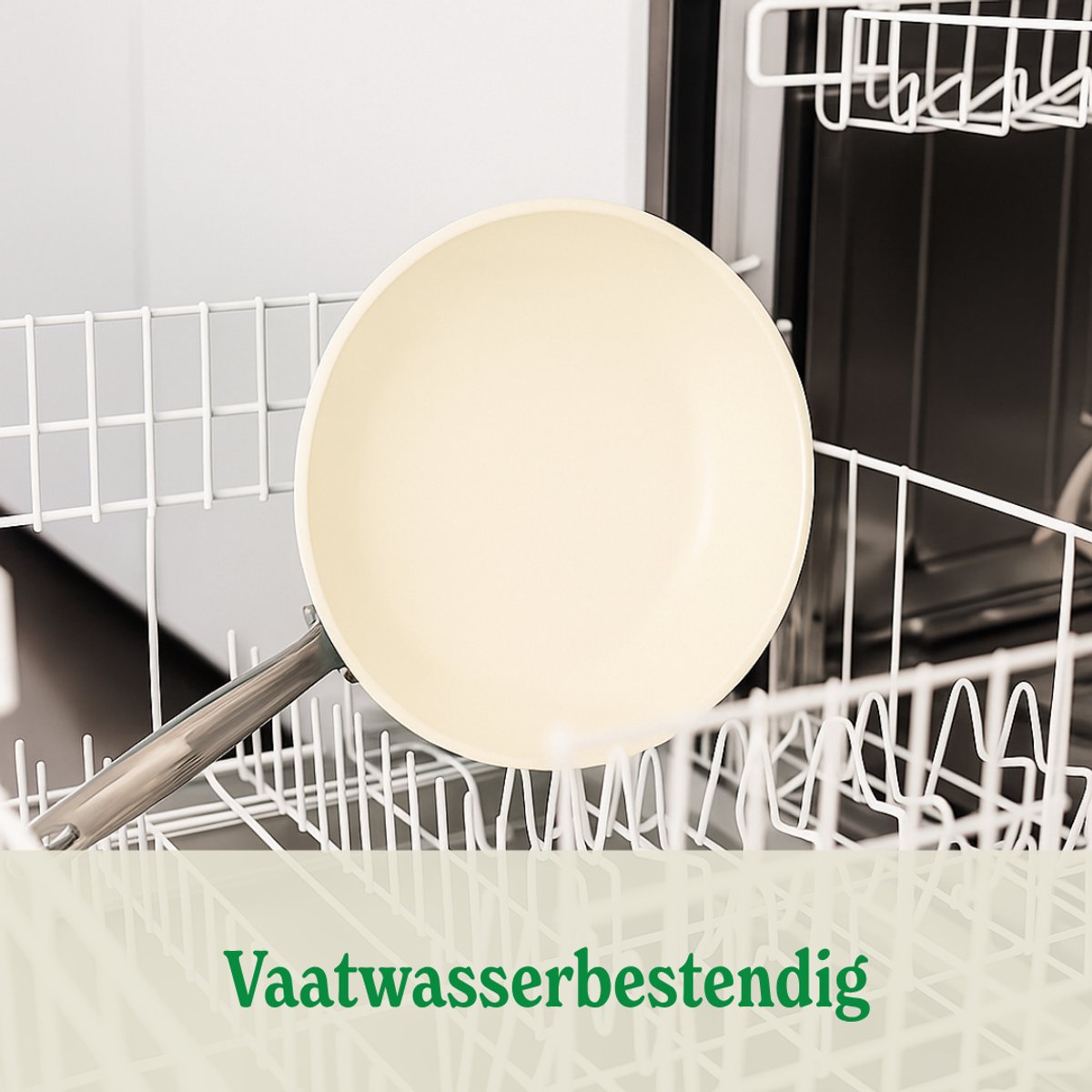 Cook & Pan 9-Delige Pannenset Go Blue - PFAS vrij - Alle Warmtebronnen - Pannen Set met 7 jaar Garantie - Krasbestendige Anti Aanbaklaag - Vaatwasserbestendig - Gas, Inductie, Elektrisch, Oven - Koekenpan, Wokpan, Steelpan, Hapjespan, Kookpot - Blauw – foto 7