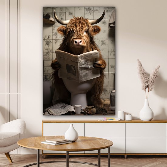 Highlander écossais - Toilettes - Journal - Salle de bain