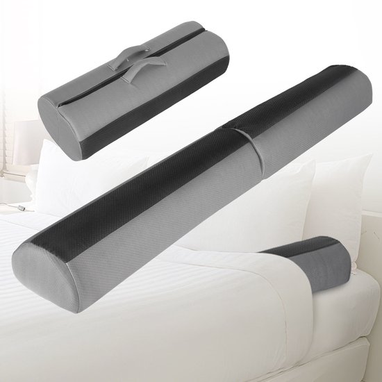Barrière de lit pliable Bébé - Safety - Protection antichute - Barrière de lit pour tout-petits - Barrière de sécurité - Enfants - Tout-petits - Bébé - Protection de lit - 132 cm - Grijs