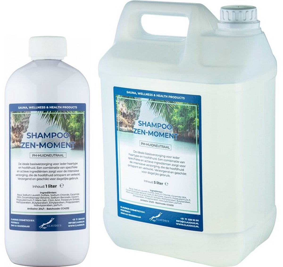 Shampoo Zen Moment - 1 liter + Jerrycan 5 liter - Haarverzorging